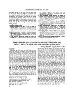 Đánh giá hiệu quả giảm đau đa mô thức trên sản phụ mổ lấy thai tại Bệnh viện Sản nhi tỉnh Quảng Ngãi