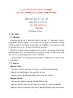 Giáo án ngữ văn 7 sách cánh diều soạn chuẩn cv 5512, chất lượng (kì 2 bài 9, 10 và ôn tập kì 2)