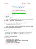 Giáo án Ngữ văn 7 sách chân trời sáng tạo (trọn bộ kì 1 5 bài) soạn chuẩn cv 5512 chất lượng