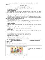 Giáo án môn tiếng việt lớp 3 bộ sách cánh diều tuần 11 – 19 HKI