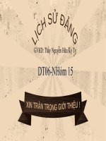 Quá trình phát triển đường lối đổi mới xây dựng đất nước của đảng cộng sản việt nam thông qua đại hội đại biểu toàn quốc lần thứ XI và XII 