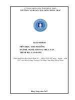 Giáo trình Thổ nhưỡng (Nghề: Bảo vệ thực vật - Cao đẳng): Phần 1 - Trường Cao đẳng cộng đồng Đồng Tháp