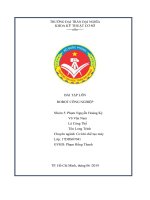 BÀI tập lớn ROBOT CÔNG NGHIỆP tìm HIỂU về cấu tạo của ROBOT MITSUBISHI RV 4f 