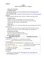 Tuần 24 GIÁO án môn TOÁN lớp 3 kết nối TRI THỨC CV2345 