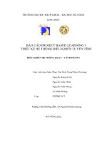 BÁO CÁO PROJECT BASED LEARNING 1 THIẾT KẾ HỆ THỐNG ĐIỀU KHIỂN TUYẾN TÍNH ĐIỀU KHIỂN HỆ THỐNG QUẠT – CÁNH PHẲNG