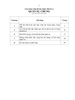 Tài liệu môn Giáo dục Quốc phòng an ninh - Học phần 3: Quân sự chung