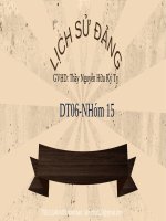 Quá trình phát triển đường lối đổi mới xây dựng đất nước của đảng cộng sản việt nam thông qua đại hội đại biểu toàn quốc lần thứ XI và XII 