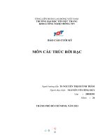 BÁO cáo CUỐI kỳ môn cấu TRÚC rời rạc 