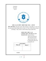 Xuất phát từ thực tiễn bản thân và cộng đồng, từ việc xem xét mối quan hệ biện chứng tồn tại xã hội và ý thức xã hội hãy làm sáng tỏ sinh động ý thức xã hội có tính kế thừa trong sự phát triển  