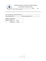 TIỂU LUẬN môn QUẢN TRỊ vận HÀNH tên CHỦ đề  QUẢN TRỊ vận HÀNH của CÔNG TY UNILEVER 