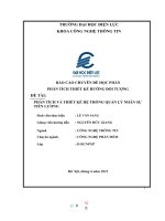 BÁO cáo CHUYÊN đề học PHẦN PHÂN TÍCH THIẾT kế HƯỚNG đối TƯỢNG đề tài PHÂN TÍCH và THIẾT kế hệ THỐNG QUẢN lý NHÂN sự TIỀN LƯƠNG 