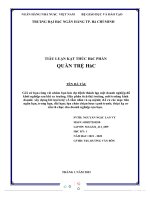 Giới thiệu tổng quan về ý tưởng kinh doanh và doanh nghiệp công ty TNHH thời trang trẻ em thiết kế MINIES 