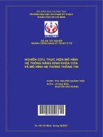 Nghiên cứu, thực hiện mô hình hệ thống nâng kính khóa cửa và mô hình hệ thống thông tin ngành công nghệ kỹ thuật ô tô 
