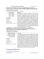 Ảnh hưởng của môi trường dinh dưỡng và muối đến sinh trưởng của cây giọt băng (Mesembryanthemum crystallinum) trồng bằng kỹ thuật thủy canh hồi lưu