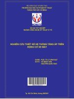 Nghiên cứu thiết kế hệ thống tăng áp trên động cơ xe máy ngành công nghệ kỹ thuật ô tô 