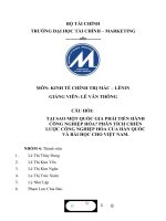 TẠI SAO một QUỐC GIA PHẢI TIẾN HÀNH CÔNG NGHIỆP hóa PHÂN TÍCH CHIẾN lược CÔNG NGHIỆP hóa của hàn QUỐC và bài học CHO VIỆT NAM 