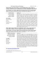 Phát hiện parvovirus gây bệnh rụt mỏ và đặc điểm bệnh lý lâm sàng ở thủy cầm mắc bệnh tại một số tỉnh phía Bắc