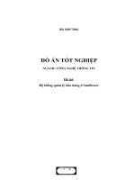 ĐỒ án tốt NGHIỆP NGÀNH CÔNG NGHỆ THÔNG TIN đề tài hệ thống quản lý kho hàng ở sunflower 