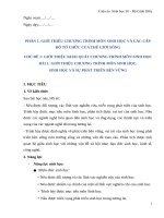 Giáo án  Sinh học 10  Bộ Cánh Diều