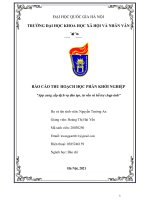 BÁO cáo THU HOẠCH học PHẦN KHỞI NGHIỆP app cung cấp dịch vụ đào tạo, tư vấn và hỗ trợ chụp ảnh 