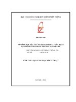 Mô hình học sâu và ứng dụng cho bài toán nhận dạng hình ảnh trong thương mại điện tử TT 