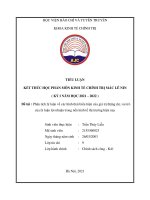 Phân tích lý luận về các hình thái biểu hiện của giá trị thặng dư, vai trò của lý luận lợi nhuận trong nền kinh tế thị trường hiện nay