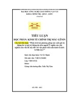 Phân tích hai phương pháp sản xuất giá trị thặng dư và giá trị thăng dư siêu ngạch.Ý nghĩa của việc nghiên cứu vấn đề này đối với việc phát triển nền kinh tế nước ta hiện nay