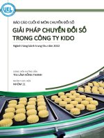 giải pháp chuyển đổi số trong công ty kido
