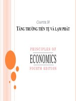 TĂNG TRƯỞNG TIỀN TỆ VÀ LẠM PHÁT