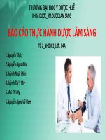 Ca lâm sàng bài tăng huyết áp