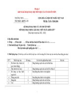 Kế hoạch giáo dục, phụ lục 1, 2, 3 cv 5512 môn Toán 7 sách chân trời sáng tạo