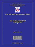 Một số ứng dụng nhúng trên nền arm 