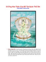 33 Ứng Hóa Thân Của Bồ Tát Quán Thế Âm. Thích Hạnh Tuệ sưu tầm