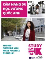 CẨM NANG DU HỌC VƯƠNG QUỐC ANH