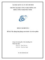 Xây dựng ứng dụng xem trước và review phim