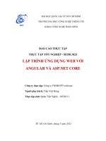 BÁO CÁO THỰC TẬP THỰC TẬP TỐT NGHIỆP - SE501.M21 LẬP TRÌNH ỨNG DỤNG WEB VỚI ANGULAR VÀ ASP.NET CORE