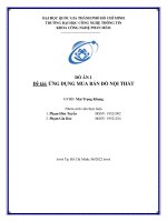 Ứng dụng mua bán đồ nội thất