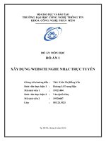 Xây dựng website nghe nhạc trực tuyến