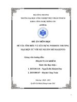 đề tài tìm hiểu và xây dựng website thương mại điện tử với mã nguồn mở magento 