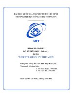 Website quản lý thư viện