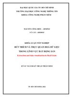 Rút trích và trực quan hoá dữ liệu trong lĩnh vực bất động sản (khóa luận tốt nghiệp)
