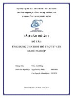 Ứng dụng chatbot hỗ trợ tư vấn nghề nghiệp