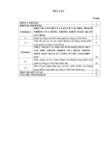 TIỂU LUẬN GIẢI PHÁP PHÁT HUY VAI TRÒ, TRÁCH NHIỆM của ĐẢNG TRONG KIỂM SOÁT QUẢN lý CÔNG ở VIỆT NAM HIỆN NAY