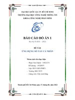 Ứng dụng sổ tay cá nhân