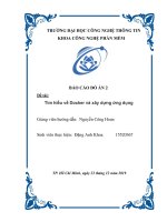 Tìm hiểu về docker và xây dựng ứng dụng