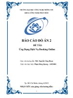 Ứng dụng dịch vụ booking online