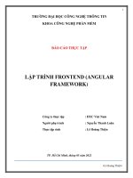 CÁO THỰC TẬP LẬP TRÌNH FRONTEND (ANGULAR FRAMEWORK)