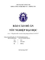 Tổng đài mềm và một số ứng dụng tại khoa công nghệ điện tử thông tin