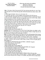 Đề thi và bài tâp Kế toán tài chính 1