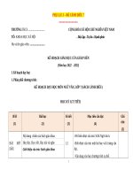 Phụ lục 1, 2, 3 cv 5512 ngữ văn 7 sách cánh diều